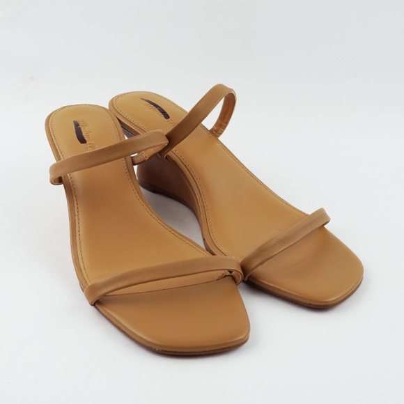 MADEWELL The Kimmy Wedge Sandal in Amber Brown $128 NR004 - Picture 5 of 9